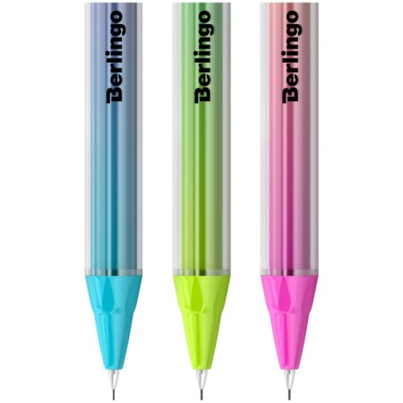 Mechanical pencil, 0.5 mm, Berlingo "Radiance", with an eraser, assorted-1