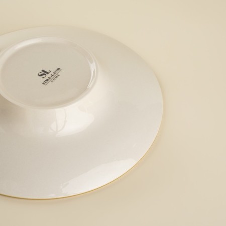 A set of plates for paste SL Home "Leggero", d = 21 cm, beige color-3