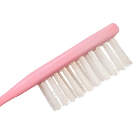Set for hair care: comb and brush "Flower", pink color-5