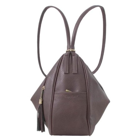 Bag bag claims, lightning department, brown color 27x15.5x33cm-1