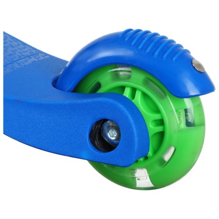 Graffiti scooter, Light wheels PU 110/75 mm, Abec 7, Blue color-4