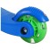 Graffiti scooter, Light wheels PU 110/75 mm, Abec 7, Blue color