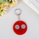 Browler plastic reflective "smile with glasses" mix 5x5 cm