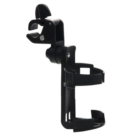 Cup holder for a baby stroller, black color