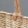 Mushroom basket, No. 1, 32 × 25 × 34 cm, 8 l, manual weaving, willow