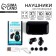 Headphones are wireless, black, VBT 1.2, 7.5 x 4.8 cm.
