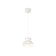 Suspended Ambrella Light, XP8110050, GX53 LED 12 W, white sand, white matte