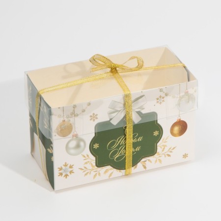 Baby for the Capcake "White-gold", 16 x 8 x 10 cm, New Year-1