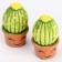Miniature Puppet "Large Cactus", set 2 pcs., Size 1 pc. - 1.7 × 2.5 × 1.7 cm