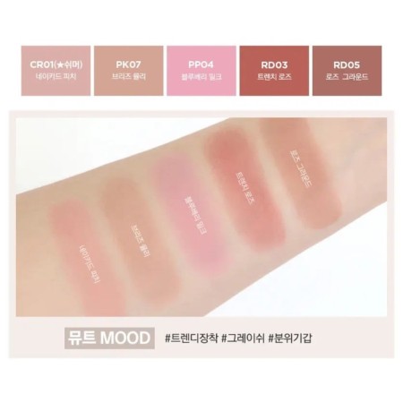 Bloss compact Saemmul Single Blusher RD03 Trench Rose, 5 gr.-1