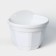 Kashpo wall “Nika”, d = 20 cm, 3 l, white color