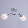 Mona chandelier 2x60W E27 chrome, black 45x35x28cm