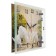Carty clock is wall-mounted, interior "swans", silent, 25 x 20 cm