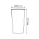GAUSS light glass, turning on from the drink, the LCUP Party, 3XLR44 LED model