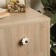 Handle button tundra RK117 (001), d = 39, plastic, white with gold