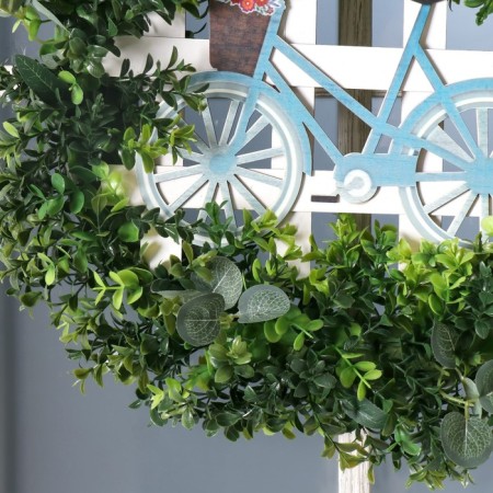 Wreath on the door Interior "Bicycle" 48x48 cm-2