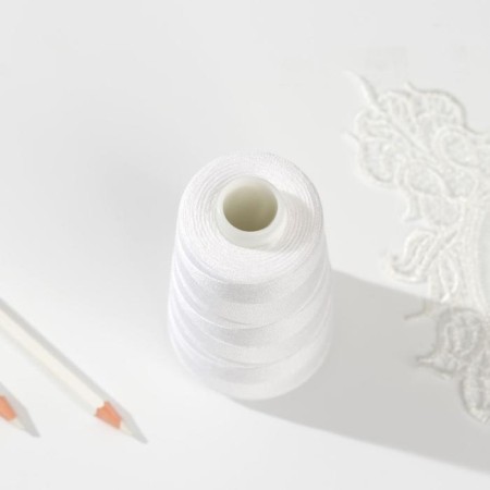Threads 100ll, 1000 m, white color No. 0101-2