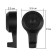 Boar-crunch on the headrest, set 2 pcs, black