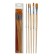 System of Synthetics 5 pieces of ZHK "Sonnet No. 3" (Round No.: 2.6; Flat No.: 4.8.12) Long handle