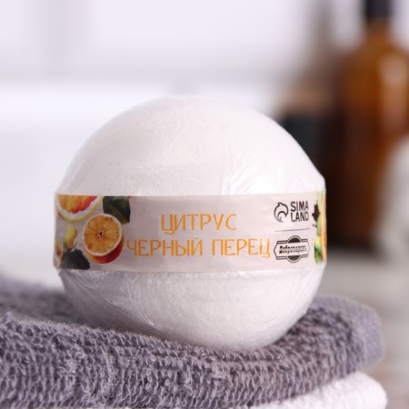 Bombing for the bath "Citruses and black pepper" 110 g