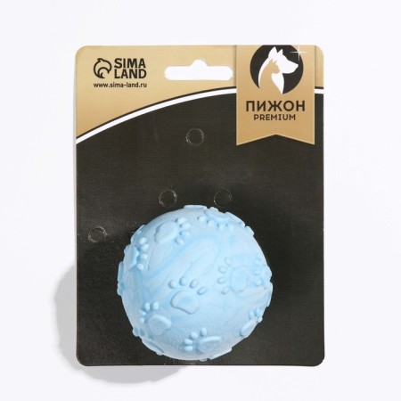 The toy floating "imprint" Pizhon Premium, foamed TPR, 6.3 cm, blue-1