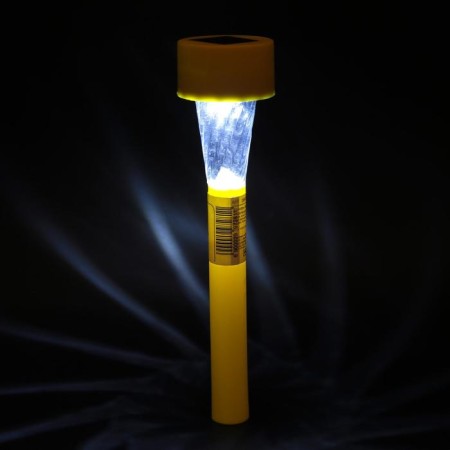 Garden lamp on the sunny battery "Yellow trapezoid", 4.5 × 30 × 4.5 cm, 1 LED, glow white-8