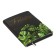 Leduced Diary A5, 160 sheets, Devente.tropicana, Soft Cover made of artificial leather, black cut, stamping foil, block 70 g/m2