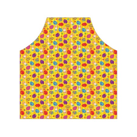 Apron kitchen with a photocrint "Geometric patterns on eggs", adjustable, size OS-2