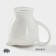 Serving set Magistro Rodos, 2 items: milkman 300 ml, sugar tower 300 ml, white color