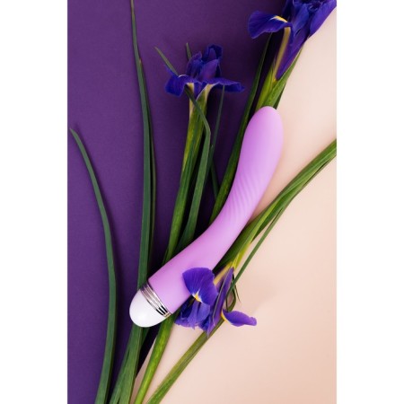 Vibrator Flovetta by Toyfa Lantana, silicone, purple color, 22 cm-6