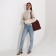 Bag Female Tout on Magnet, Burgundy Color