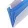 Folder-convert on a 260 x 132 mm button (Travel), 550 μm, Erichkrause "Matt Pastel Bloom", with an extension, 4 compartments, translucent, embossing "sand", mix