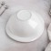 Ceramic dish on the stand "Estet. Whirlwind ", d = 24 cm, white color