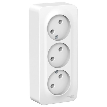 Triple SE BLANCA, 16 A, 250 V, invoice, without salary, IP20, white, Blnra000311