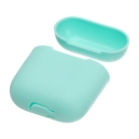 Luazon case for the AirPods 1/2 case, mat. top: silicone, 56x22x46 mm, blue-4