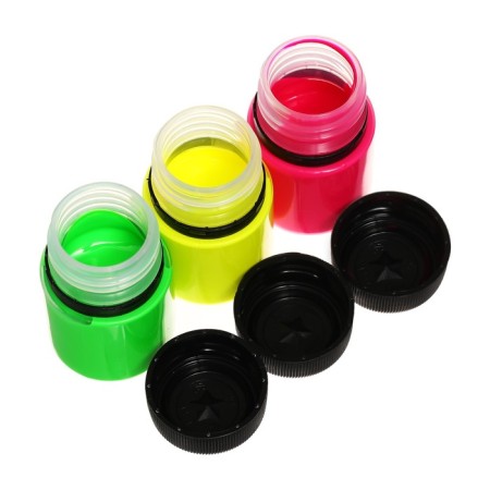 Acrylic paint, set of 6 colors x 20 ml, FLUO, ZHK Decola, fluorescent, 4341100-5