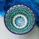 Rishtan ceramics "flowers" 15 cm, small, blue