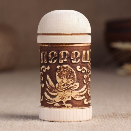 Set for spices "chick", trio, angle, d = 4.5 cm, h = 9 cm-5