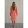 Women's robe, Schalka, size 62, coral color, Makra
