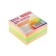 Block for records, on gluing, calligrata, 8x8x4 cm, 80 g/m2, color, pastel