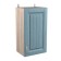 Hinged canter 400x300x720 oak milk/blue