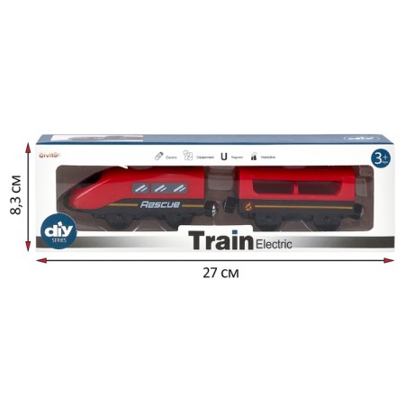 Train toy "Rescue Service", 2 items, on batteries-8