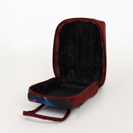 Small 37 l (s) suitcase with a Sacvoyage bag, lightning department, with extension, purple color-8