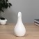 VAZA Ceramics Table "Ellis" 17x8 cm, white