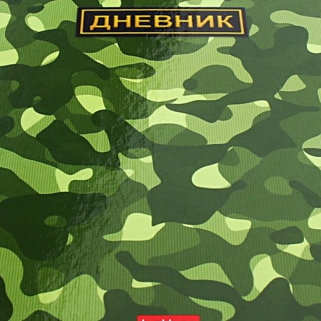 Universal diary for grades 1-11 "camouflage", solid cover, glossy lamination, 40 sheets-3