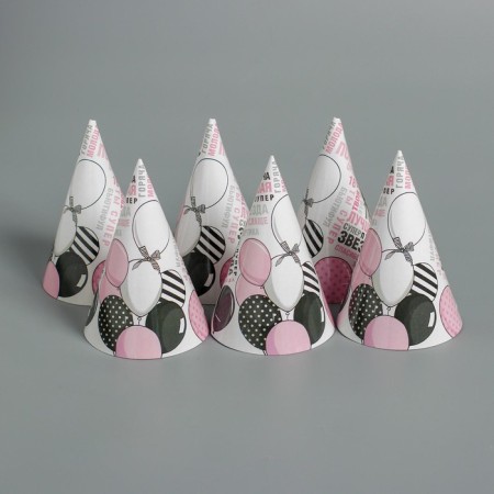 Paper cap “C DR”, balls, set 6 pcs.-3