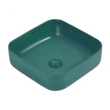 ABBER RECHTECK AC2211MBG sink, invoice, 385x385x135 mm, dark green, matte