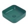 ABBER RECHTECK AC2211MBG sink, invoice, 385x385x135 mm, dark green, matte