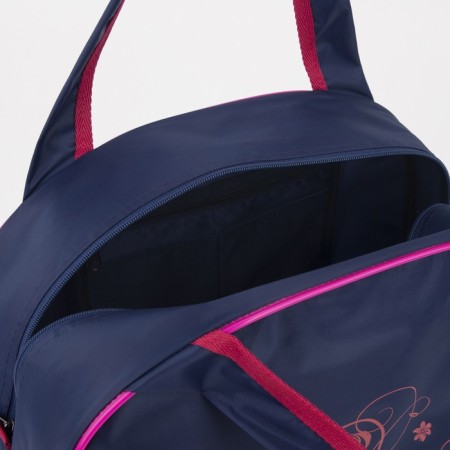 Sports bag with lightning, blue/pink color-2