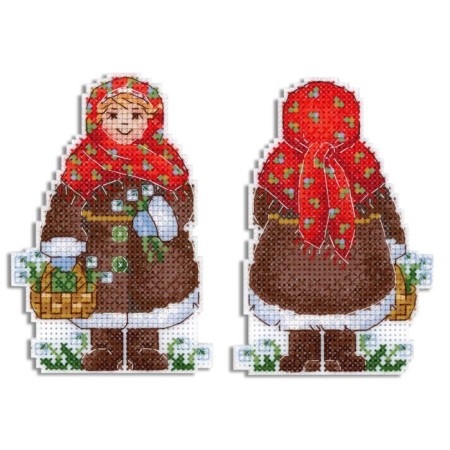 Embroidery set "Soviet guys. Tanya »11 × 7 cm